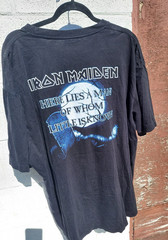 Vintage 1990’s The Roxx Iron Maiden Double Sided Single Stitch T-Shirt Size 3XL