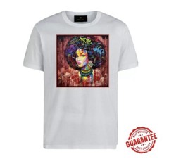black beauty t-shirt princess t-shirt white unisex Black Queen Shirt Custom Tee