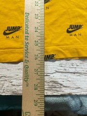 Nike Jordan Jumpman All Over Print Yellow T Shirt Men’s Size Large