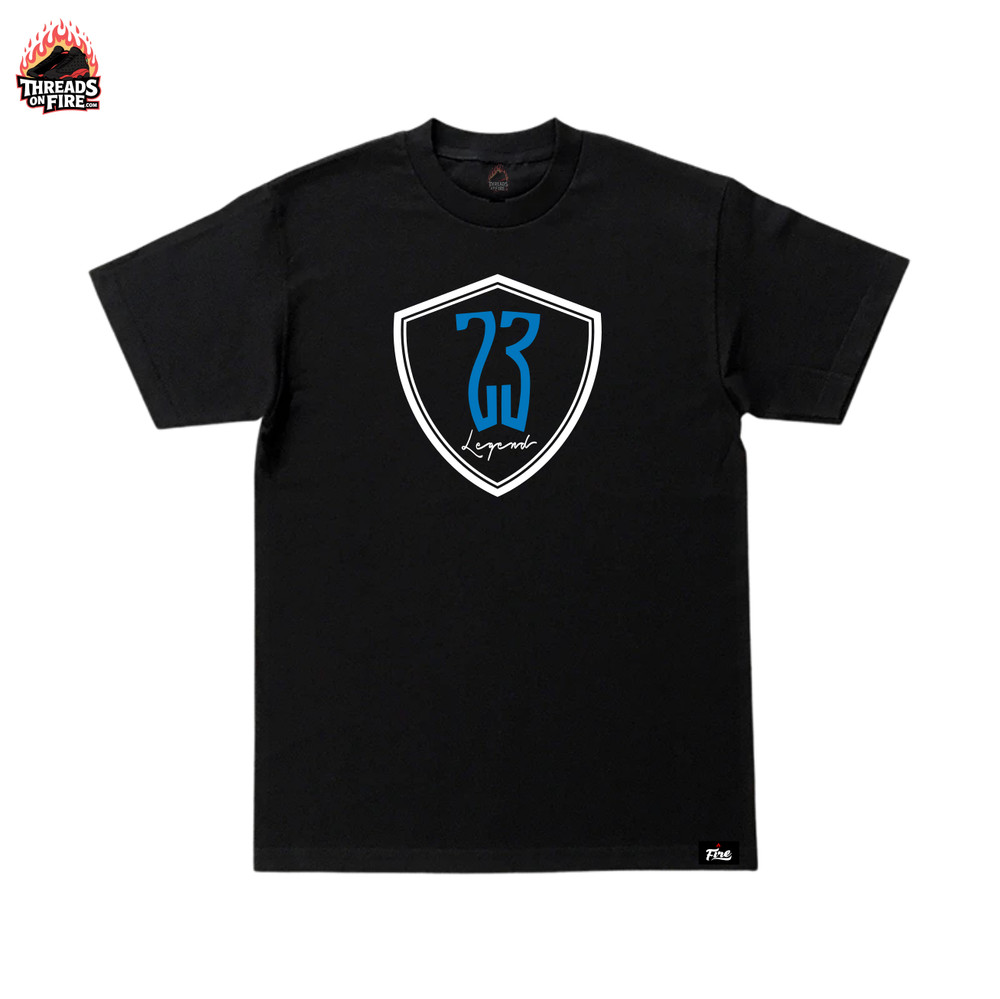 Men’s Black Sky Blue T-Shirt To Match Air Jordan 14 University Blue