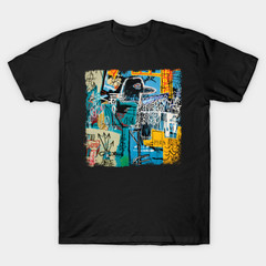 Retro Indie Rock Revival T-Shirt Vintage Abstract Art Graphic Tee Music Apparel