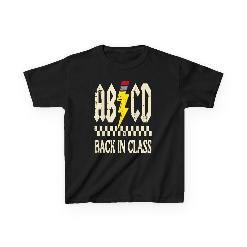 Retro School Groovy Teacher Abdc T-Shirt