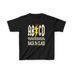 Retro School Groovy Teacher Abdc T-Shirt