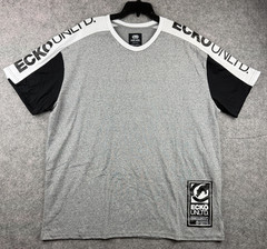 Ecko Unltd Shirt Mens 3XL Gray Marled Short Sleeve Logo Streetwear New With Tags