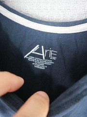 Arie Sleveless Grunge Y2K Style Tank Top Cotton Shirt Navy