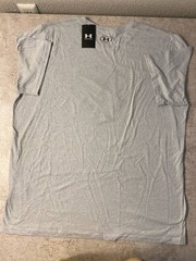 Under Armour Men’s 2XL Gray Baseball Diamond Graphic T-Shirt NWT Short Sleeve