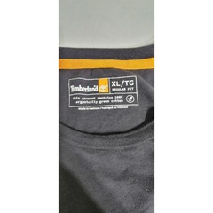 Timberland Mens XL Black Graphic T-Shirt Wind Water Earth and Sky Organic Cotton