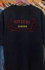 SEPULTURA ARISE On SHAKA HEAVYWEIGHT GARMET SHIRT