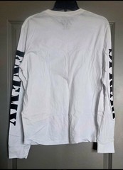 Public Enemy Long Sleeve White Shirt Medium