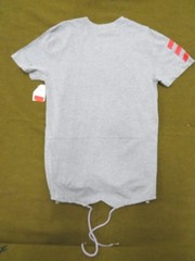 SWITCH Remarkable Men’s Heather Grey XL T-Shirt Cotton Drawstring Zip Hem