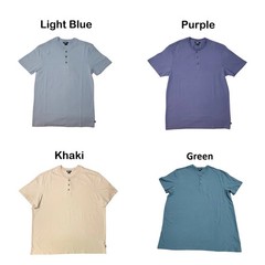 Eddie Bauer Men’s Classic Fit Short Sleeve Soft Henley S, M, L, XL, XXL