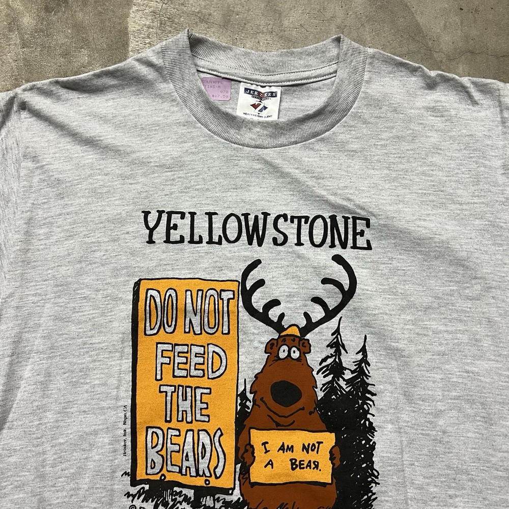 Vintage 2000’s Yellowstone National Park Animals Environment Outdoors T-Shirt M