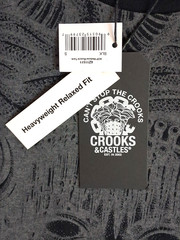 Crooks & Castles Football Medusa Muscle Tank Shirt Small Oversized Heavyweight