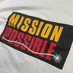 Vintage Mission Possible T-Shirt Men Sz XL Lee 90s Graphic Tee Short Sleeve USA