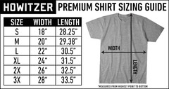 Howitzer Style Men’s T-Shirt PATRIOT WARRIOR Military Grunt MFG
