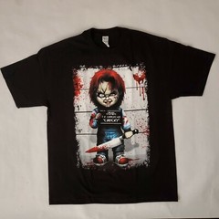FREE SAME DAY SHIPPING Brand New CHUCKY CHILD’S PLAY Mugshot Shirt LARGE