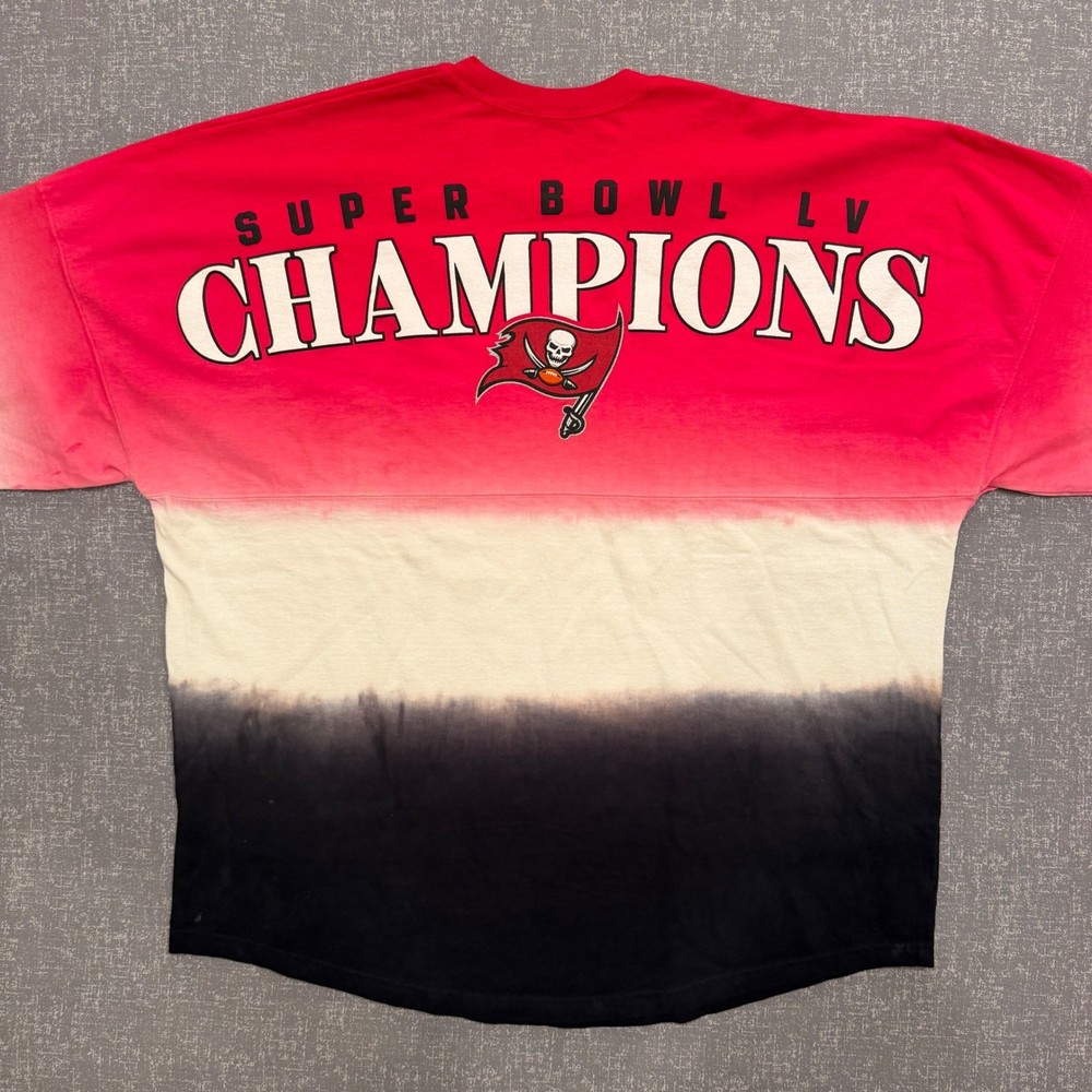 Fanatics Tampa Bay Buccaneers Super Bowl LV Champions Ombre Spirit T Shirt XL
