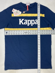 Kappa Logo Graphic T-shirt Men Medium Blue Short Sleeve