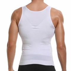 SecondSkin Men’s Shaper Cooling T-Shirt Slimming Body Shaper Compression Tops US