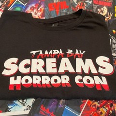 Tampa Bay Screams Horror Con Official NEW T-Shirt*Black*Stylish*XL,L,2XL,M,S