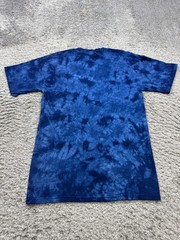 Siegfried & Roy Shirt Adult Medium Blue Tie Dye Graphic White Tiger Crewneck Vtg