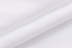 Fabric Shower Curtain Liner Solid White with Magnets, Hotel Quality, Machine Was
