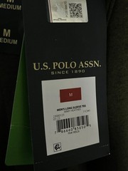 US Polo Association NWT Long Sleeve T Shirt Better Cotton Blend Army Green USPA