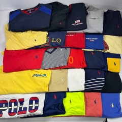 Wholesale Lot of 25 Ralph Lauren Men’s T-Shirts (Assorted Sizes)