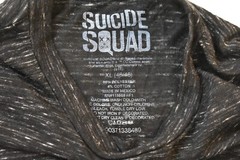 Suicide Squad Mens Joker Crazy Face Dark Charcoal Heather Shirt New S-2XL