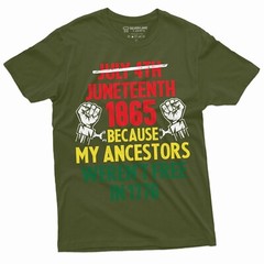 Juneteenth T-shirt 1865 Black Freedom Shirt Jubilee day Black freedom day tee