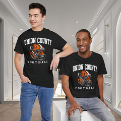 Union County Football Tiger Helmet Graphic T-Shirt