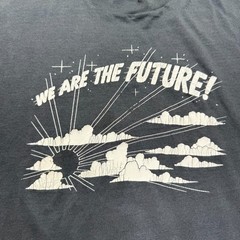 Vintage 80s We Are The Future Sun Clouds Celestial Graphic T-Shirt USA – Medium