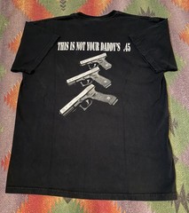 Vintage Glock Handgun Gunny Approved T Shirt Men’s Large Black