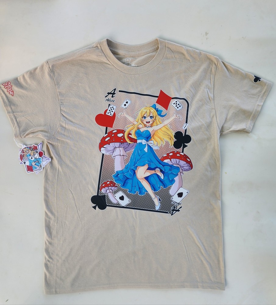 Alice in Wonderland shirt Size Large Limited Edition Ace Alice