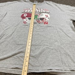 Step Ahead 2010 Big 12 Championship Oklahoma vs Nebraska T-Shirt Gray 2XL