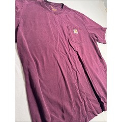 Carhartt Pocket T-Shirt in Deep Plum