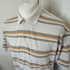 Tommy Hilfiger T-Shirt Men’s Large Striped Vintage