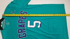 JORDAN V RETRO 5 GRAPES OUTFIT SHIRT + SHORTS SET EMERALD PURPLE RARE (MEDIUM)