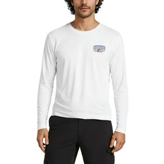 Salt Life Men’s Long Sleeve UV Tee Size Small White NO TAGS