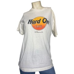 Hard Rock Cafe Thomas VI USVI T Shirt White Fruit Of The Loom USA L