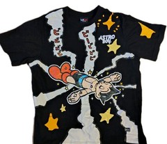 Astro Boy Mens Large Lotka Anime Red Boots American Thunder Anime T-Shirt Tee