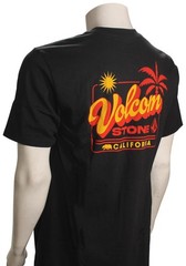 Volcom California Dreaming SS T-Shirt – Black – New