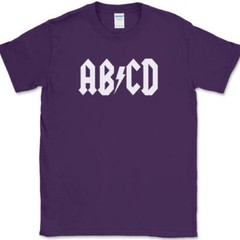 A B C D T-Shirt Funny Alphabet Humor Joke Gift Novelty Tee