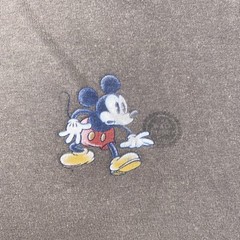 VINTAGE Disney Store Mickey Mouse Cartoon T-Shirt XL Gray Classic Movie TV