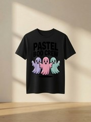 Pastel Boo Crew Cute Halloween Ghost Premium Tri-Blend T-Shirt