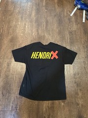 Vintage 1991 Jimi Hendrix Burning Guitar Shirt Size XL Double Sided