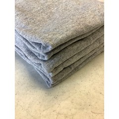 Hanes Essentials Men’s S 6-Pack Light Steel Cotton Short Sleeve T-Shirts G13-18