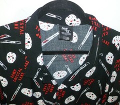 Friday The 13th Camp Crystal Lake 3XL Button-Up Short Sleeve Shirt – Official