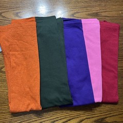 Gilden Heavy Cotton T-shirts Multicolors Size Xtra Large No Pocket Set Of Five