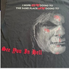 Steve Grimmett’s Grim Reaper Band See You In Hell T-Shirt Size M NWOBHM